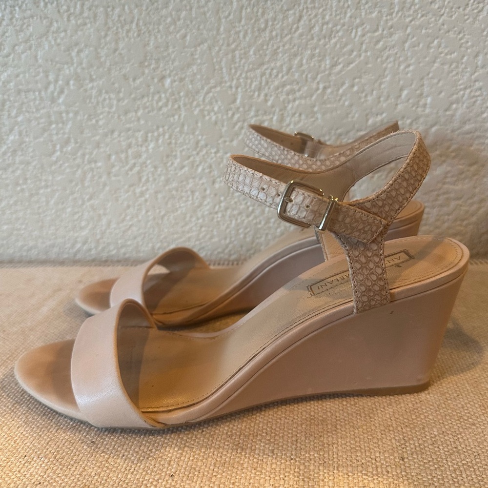 Antonio Melani Melba Nude Wedge Sandals - Picture 5 of 13
